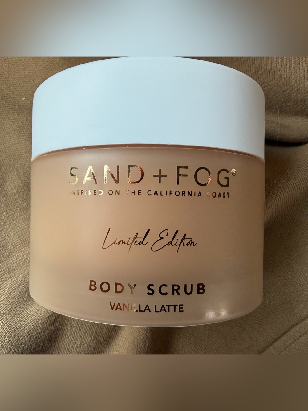✨New✨Sand + Fog: Body Scrub: Limited Edition (12.7oz) - Vanilla Latte